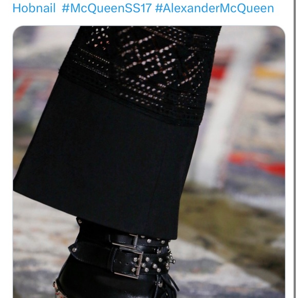 Alexander McQueen Statement Combat Boots - Picture 11 of 13